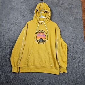 Cotopaxi Mens‎ Hoodie Fleece Lined Gear For Good Yellow Size L